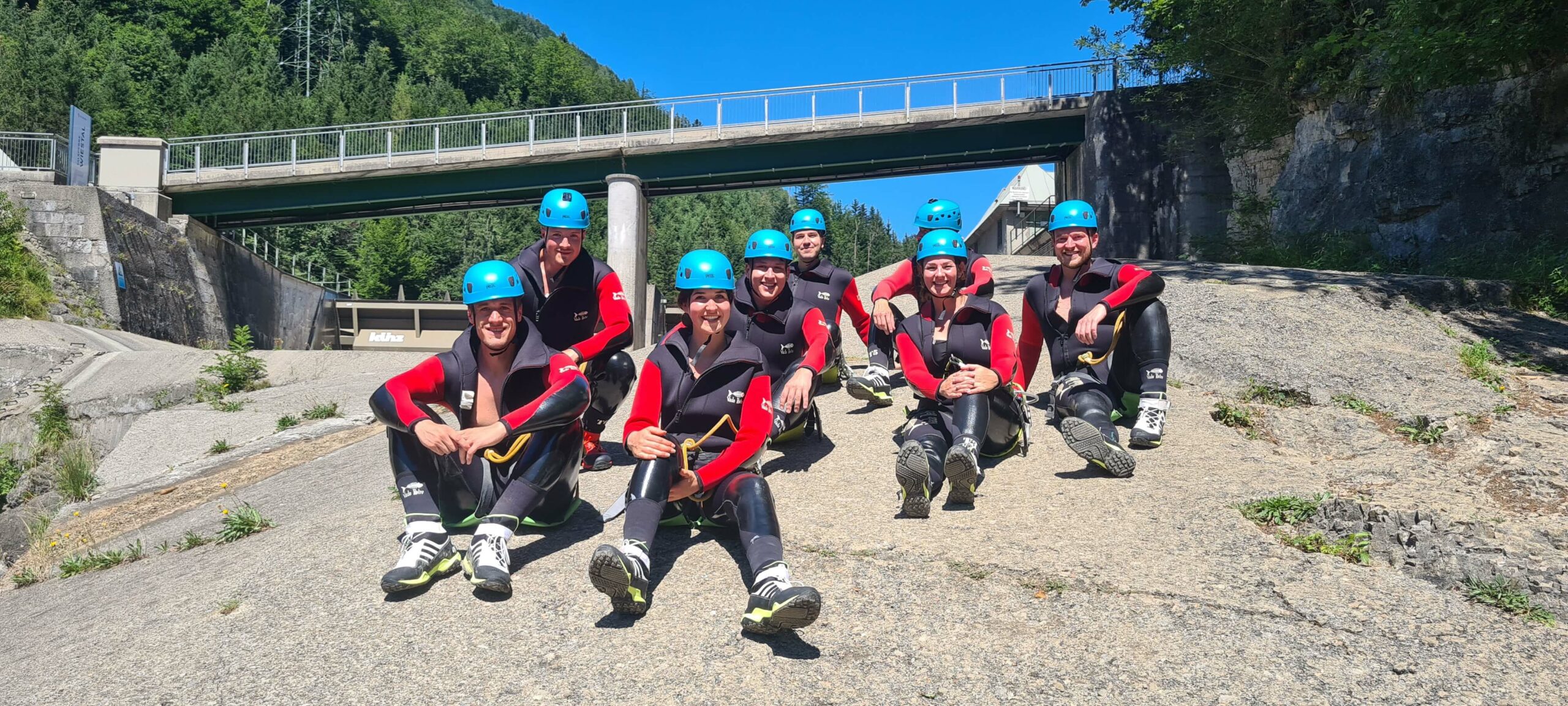 Teamevent Canyoning im Sommer 2022
